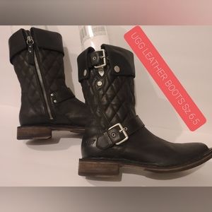 Ugg Australia Conor Womens Leather Boots Black